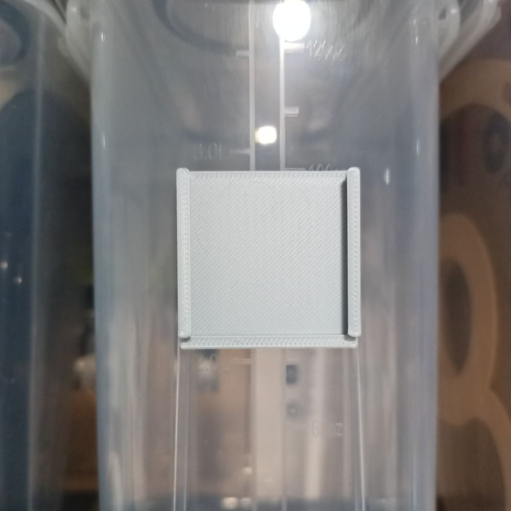 A case ater it has been attached to a storage box with VTB tape